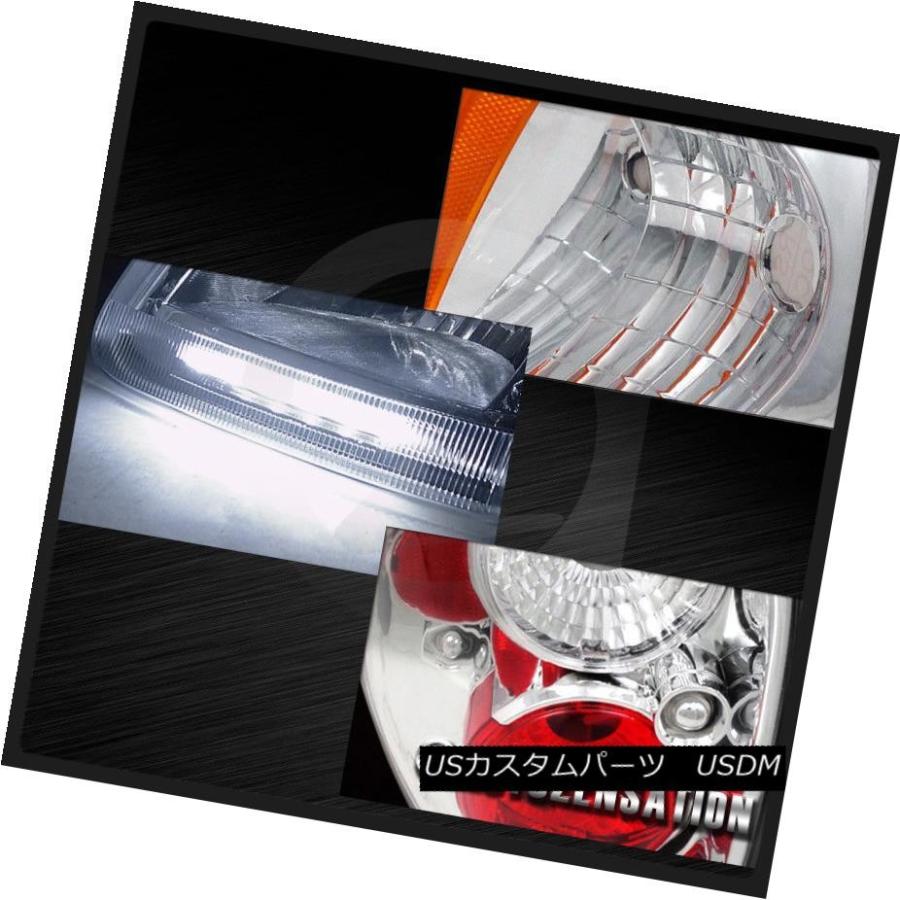 テールライト 97-00 Ford F150 FlaresideクロームLED DRLヘッドライト+ Cor  ner +クの画像