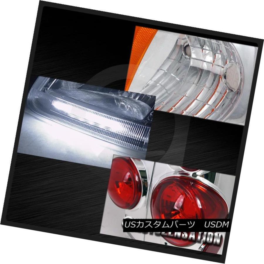 テールライト フォード97-03 F150クロームLED DRLヘッドライト+ Cor  nerランプ+ 3Dレトロテールラの画像