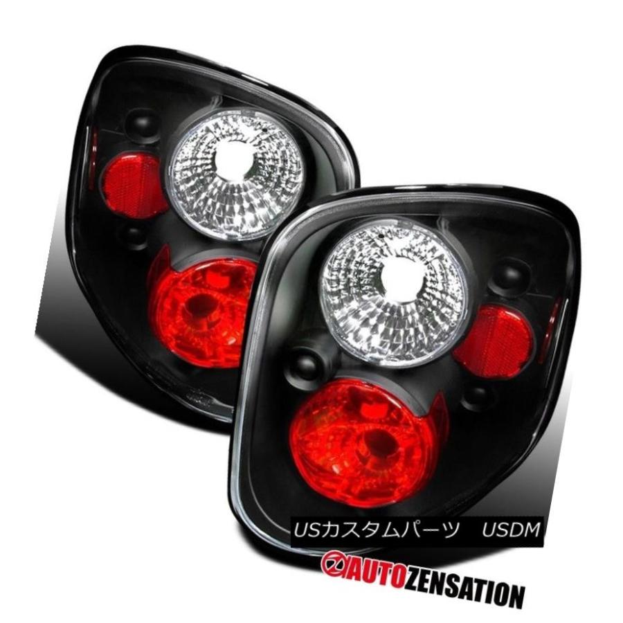 テールライト 97-00 Ford F150 FlaresideユーロブラックAltezzaリアテールブレーキライト 97-00 Ford F150