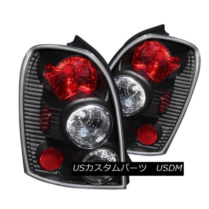 テールランプ ANZO 221095 2002-2003 Mazda Protege5用の2つの黒いことテールランプの仕掛ける ANZO 221095 自動車-ライト、レンズ-その他ライト