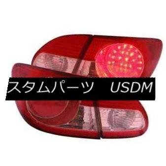 テールランプ ANZO 321190 2003年?2008年の2つの赤いこと/せつ然たる水晶体LEDテールランプの仕かけるトヨタカローラ ANZO 32119