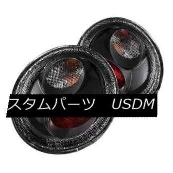 テールランプ ANZO 221119 1998-2005年の2つの真っ黒いテールランプのセットフォルクスワーゲンビートル ANZO 221119 Set