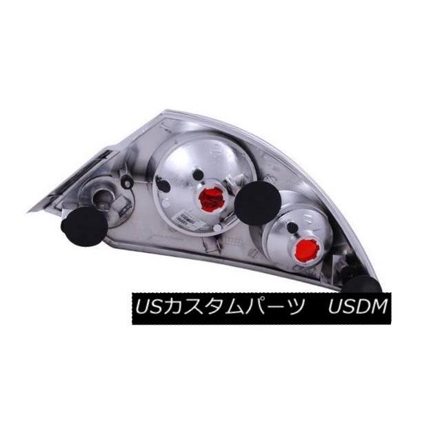 テールライト ANZO 221080 2000年?2005年の2つのクロームテールライトのセットMitsubishi Eclipse ANZO 221_1