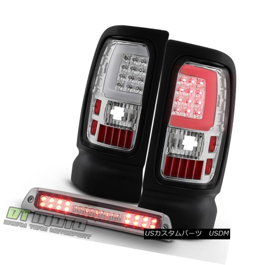 テールライト 1994-2001 Dodge Ram 1500 2500 3500 LEDチューブテールライト+ LED第3ブレーキストップランプ 1