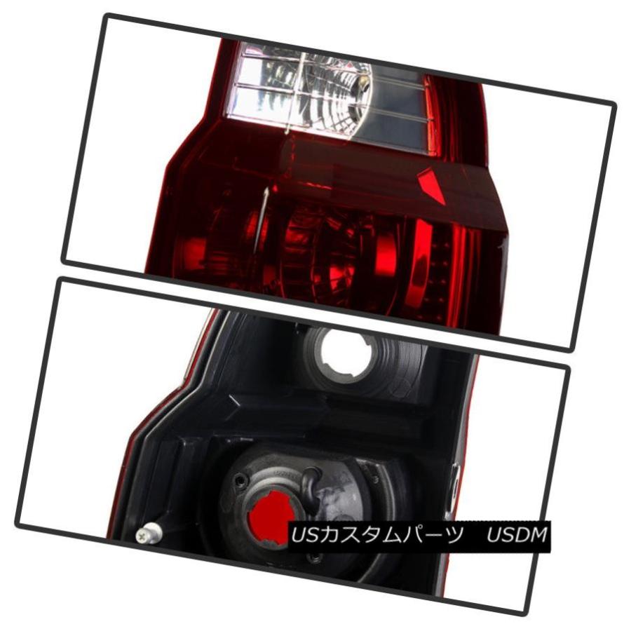 テールライト 赤い煙2006-2010ジープコマンダーテールライトランプアフターマーケット後部左+右 Red Smoke 2006-2010 Jeep_2