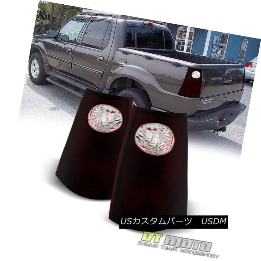 テールライト レッドスモーク2001-2005フォードエクスプローラースポーツTracテールライトランプ01-05 Left + Right Red