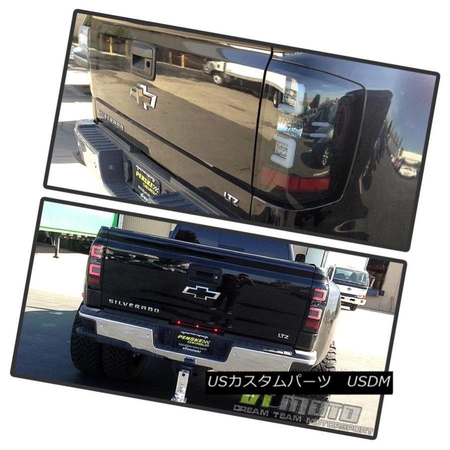 テールライト 2014-2017 Silverado C形ルミールLEDチューブBlkテールライトランプ左+右 2014-2017 Silveradoの画像