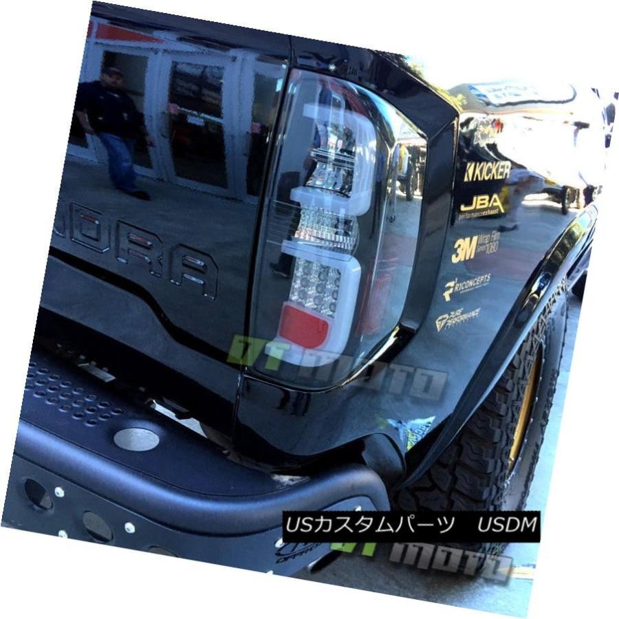 テールランプ 2014 2015 2016 2017 Toyota Tundra Black Smoke [ともし火赤ちょうちん] LEDテールランプ照明ランプ 2 ライト、レンズ-車、バイク、自転車-自動車