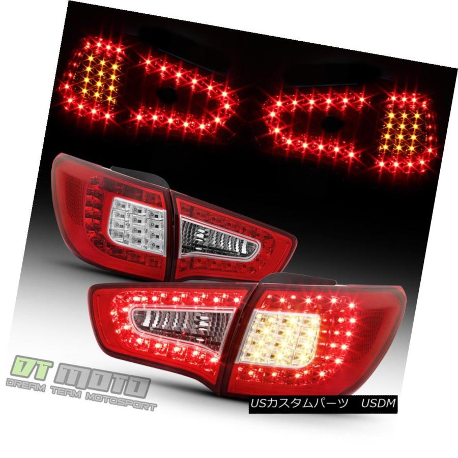 テールライト 2011-2016 Sportage EX / SX / LX用クリアLEDテールライトブレーキ信号ランプセット For 2011-20
