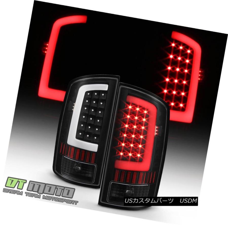テールランプ 黒2002-2006 Dodge Ram 1500 03-06 2500 3500 LEDバーテールライトブレーキランプ Black 2