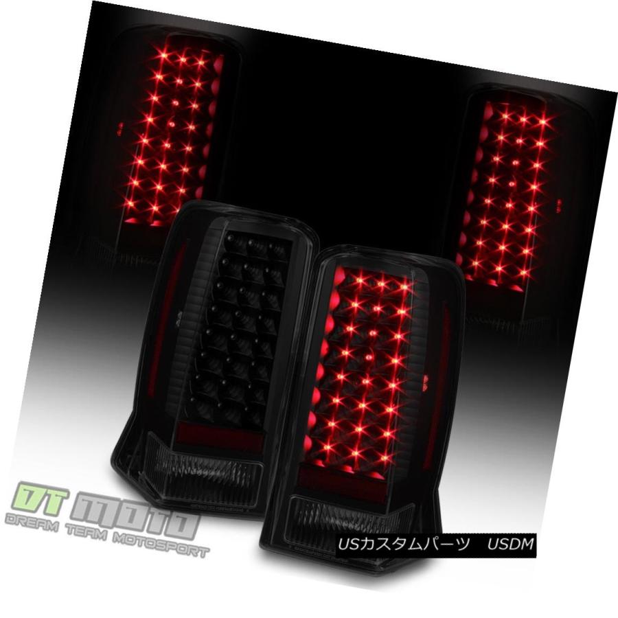 テールライト ブラックスモーク2002 2003 2004 2005 2006キャデラックエスカレードESV LEDテールライトランプ Black S