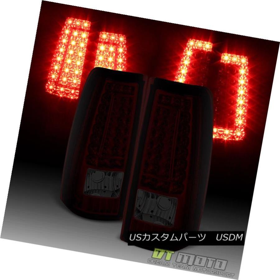 テールライト 99-02 Silverado 99-06 Sierra Redスモーク \"C形\"" LEDテールライトブレーキランプ 99-02 Sil"
