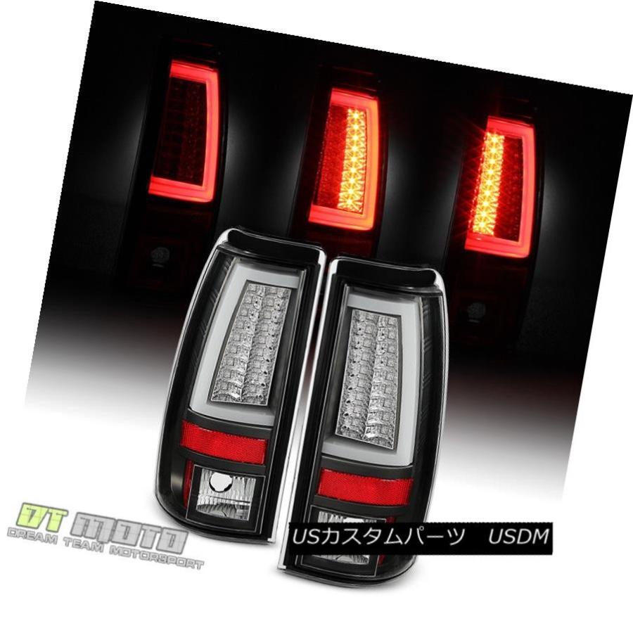 テールライト ブラック2003-2006シボレーシルバラード1500 2500HD 3500 LED「Cチューブ」テールライトセット Black 20