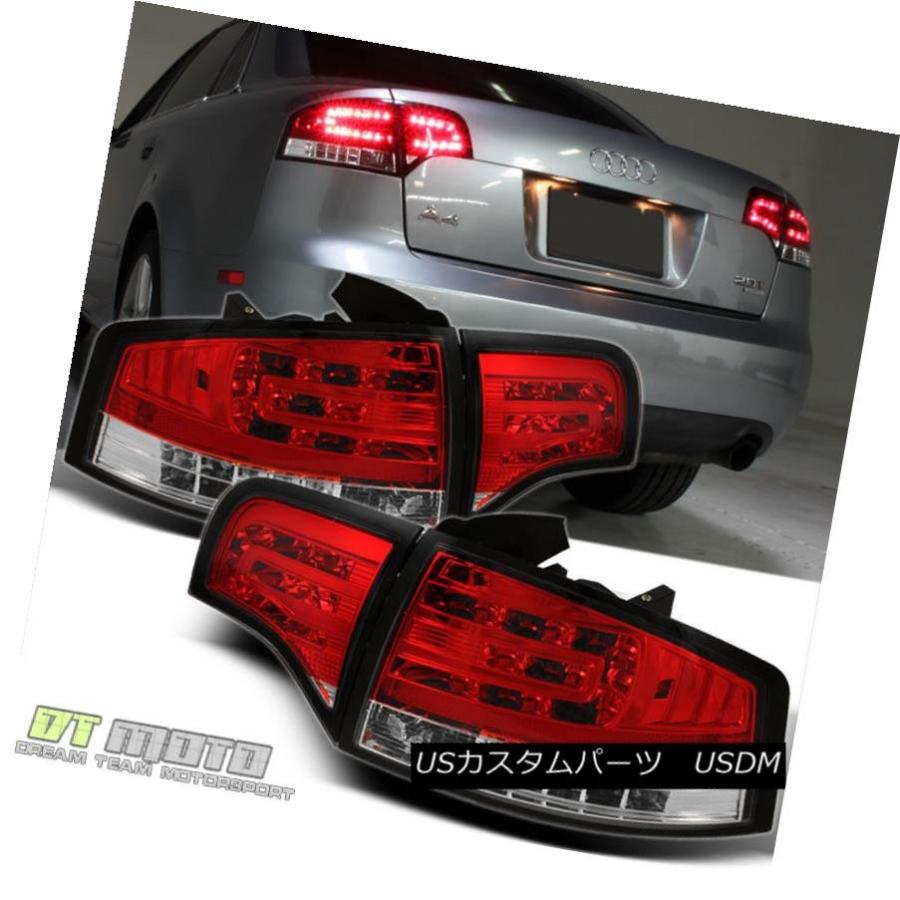 テールライト 2005-2008 Audi A4 / S4 B7 4DrセダンレッドLEDテールライトブレーキランプ左右セット 2005-2008 A