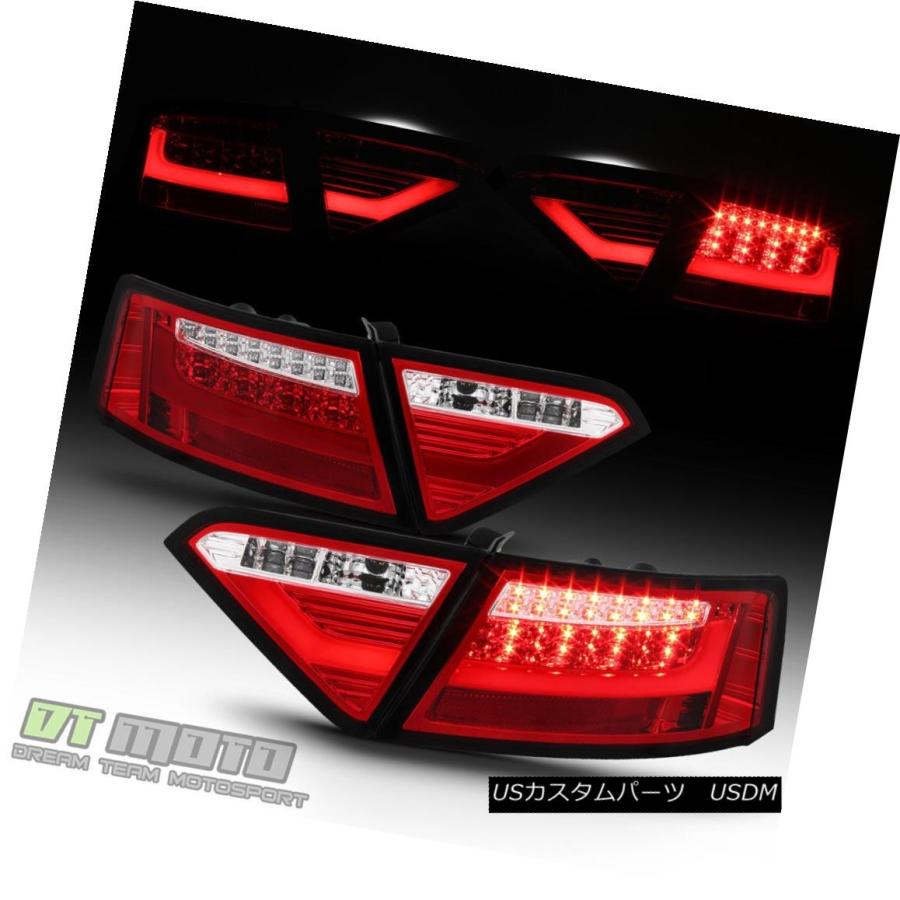 テールランプ LEDライトチューブテールブレーキランプ2008年?2012年Audi A5 S5工業プラントLED模範例4個 LED Light Tube T ライト、レンズ-自動車-その他ライト