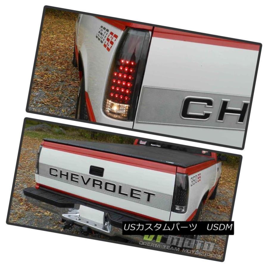 テールライト Black 1988-1998 Chevy Silverado C / K郊外Tahoe Sierra LEDテールライトランプ Bla