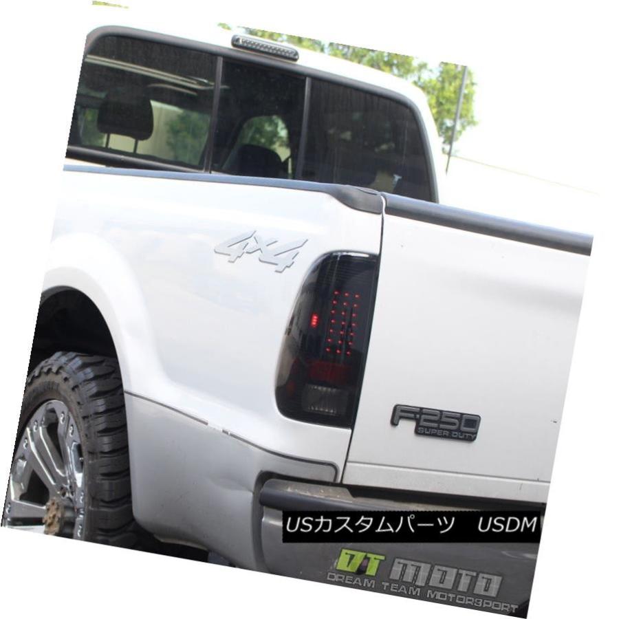 テールライト ブラックスモーク1999-2007フォードF250 Superduty 97-03 F150 LEDテールライトブレーキランプ Blacの画像