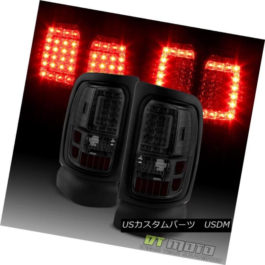 テールライト スモーク1994-2001ドッジラム \"C形状\"" LEDテールライトランプ左+右セット94-01 Smoked 1994-2001 Do"