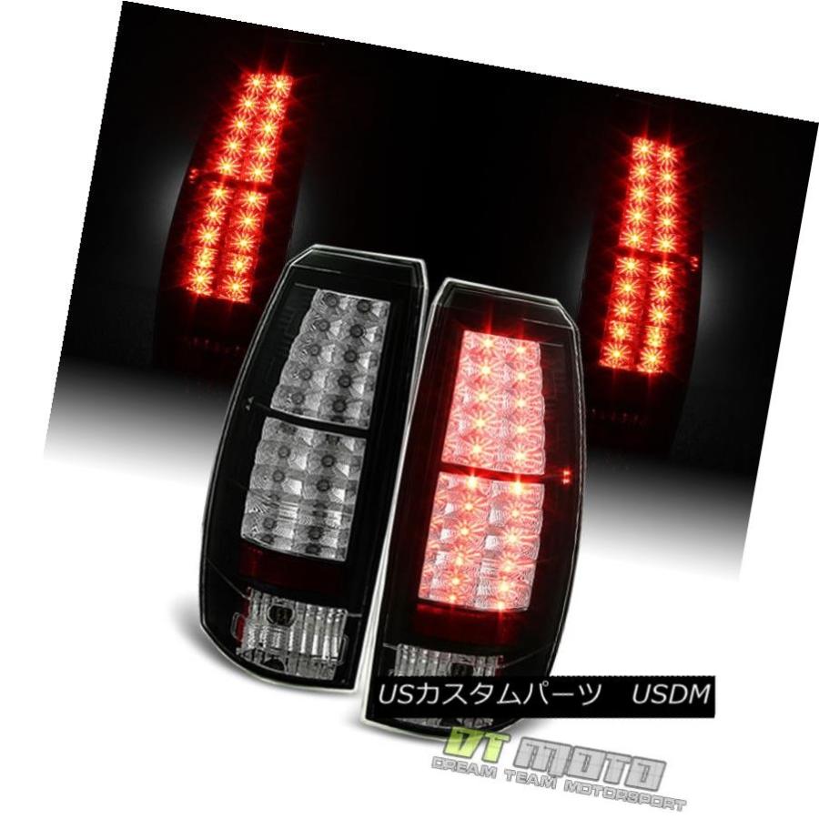 テールライト ブラック2007-2013シボレーアバランチェLumileds LEDテールライトブレーキランプ左+右 Black 2007-2013