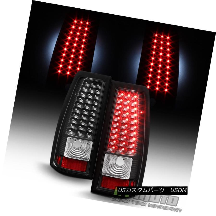 テールライト ブラック1999-2002 Chevy Silverado 1500 2500 3500 LEDテールライトブレーキランプ99-02 B