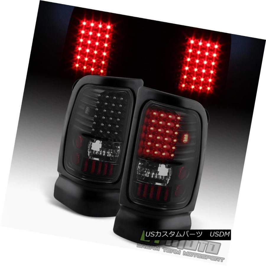 テールランプ ブラックスモーク1994-2001ダッジラム1500 94-02子ヒツジ2500 3500 LEDテールランプ照明ランプ Black Smoke ライト、レンズ-その他ライト-自動車