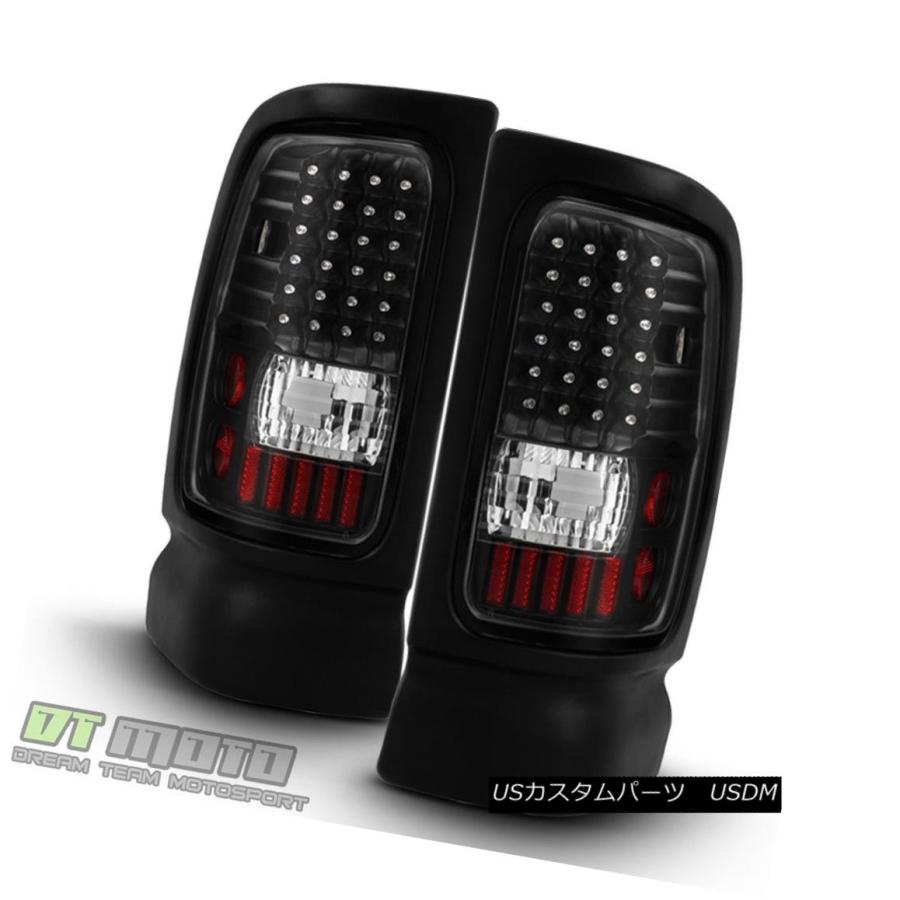 テールライト 黒1994-2001 Dodge Ram 1500 94-02 2500 3500 LEDテールライトランプ左+右 Black 1994の画像