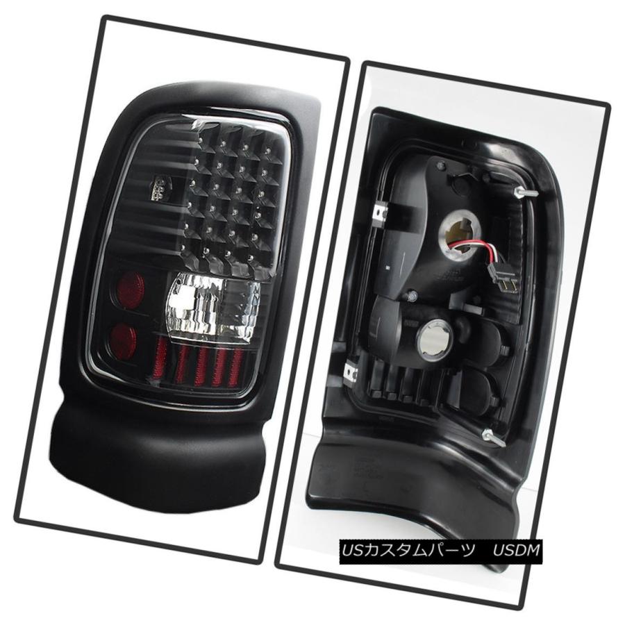 テールライト 黒1994-2001 Dodge Ram 1500 94-02 2500 3500 LEDテールライトランプ左+右 Black 1994の画像