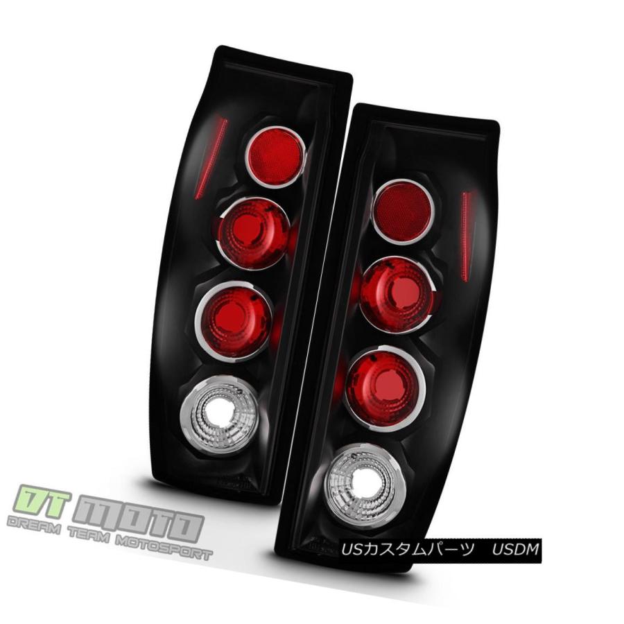 テールライト ユーロブラック2002-2006シボレーアバランチ1500 2500テールランプブレーキランプ左+右 Euro Black 2002-2