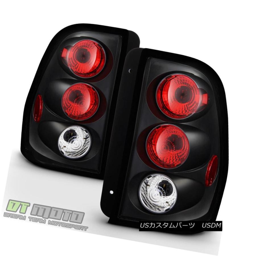 テールライト 黒2002-2009シボレートレイルブレイザーAltezzaテールライトブレーキランプ左+右セット Black 2002-2009 Ch
