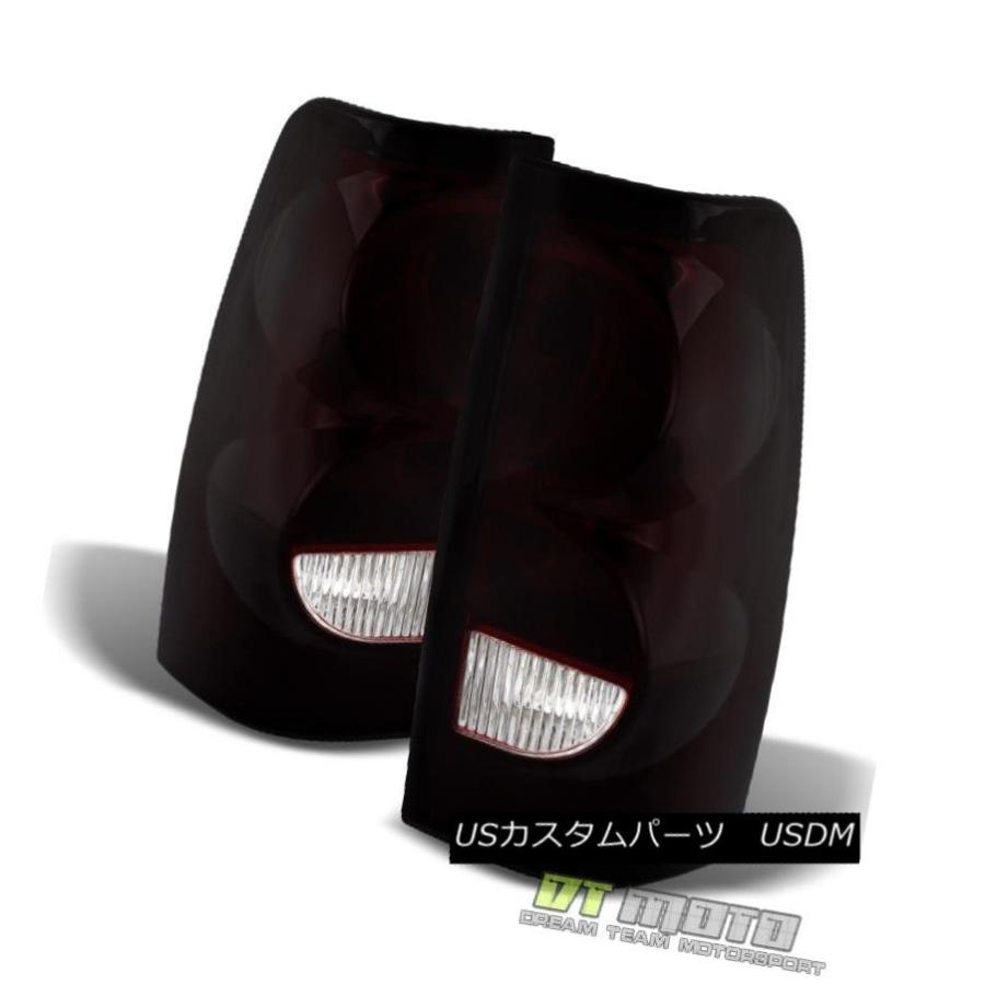 テールライト レッドスモーク2003-2006シボレーシルバラード交換アフターマーケットテールライトランプ Red Smoked 2003-2006_1