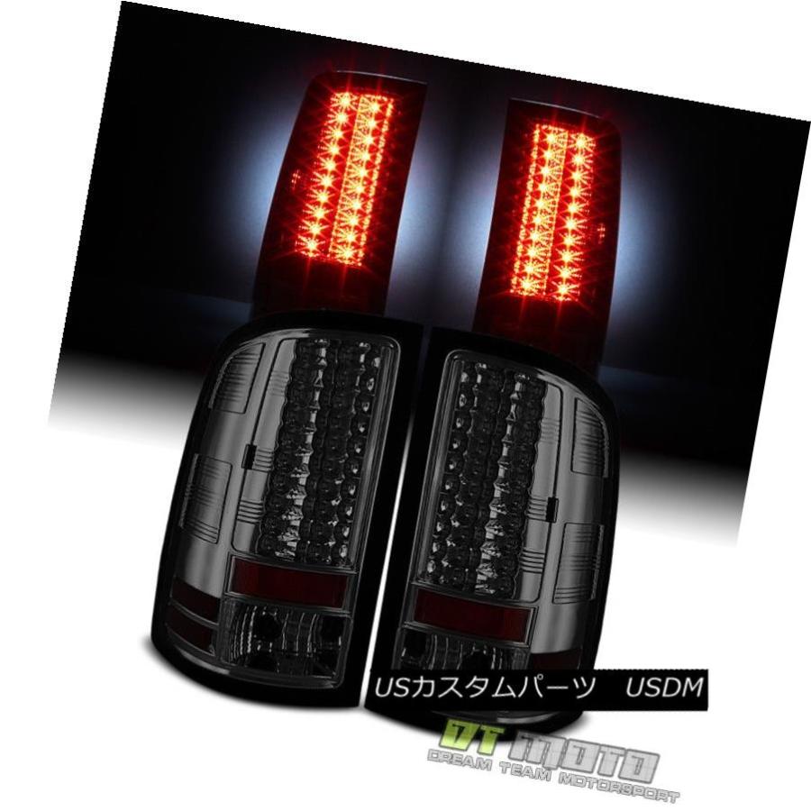 テールライト スモーク2007-2013 GMC Sierra Lumileds LEDテールライトリアブレーキランプ左+右 Smoked 2007-