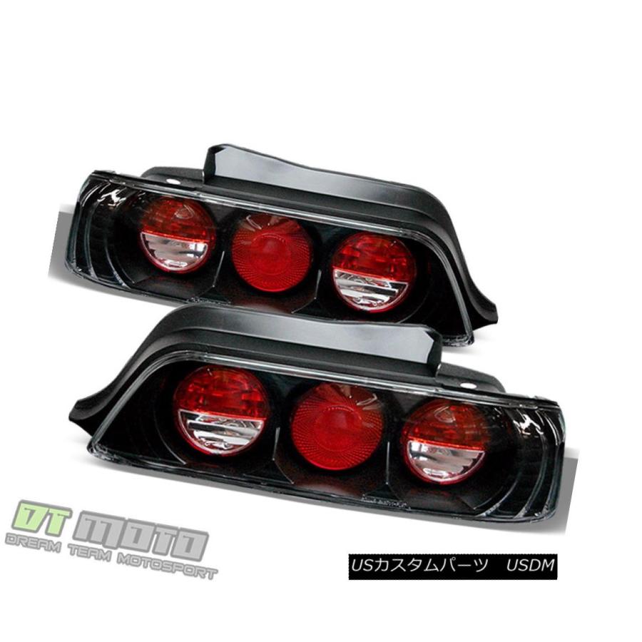 テールライト For Black 1997 1998 1999 2000 2001ホンダプレリュードテールライトランプ左+右 For Black 19