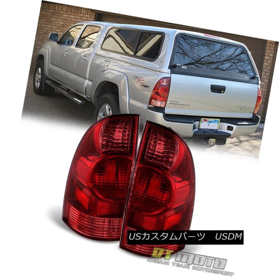 テールライト 2005-2008タコマテールライトリアブレーキランプ左+右交換05 06 07 08 2005-2008 Tacoma Tail Li