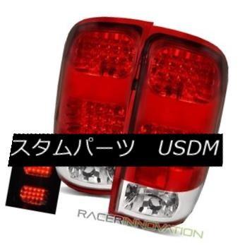テールランプ 07-13 GMC Sierra 1500 / 2500固定ディスク / 35  00固定ディスク赤いこと読みやすいLED尾っぽライ 車、バイク、自転車-ライト、レンズ-その他ライト