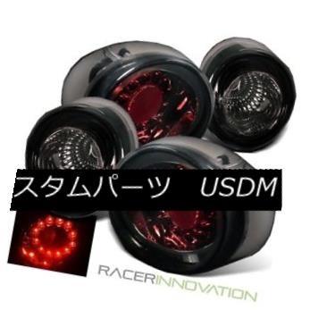 テールライト 05-10シボレーコバルトクーペ煙4PC LEDテールライトリアブレーキランプ For 05-10 Chevy Cobalt Coupe