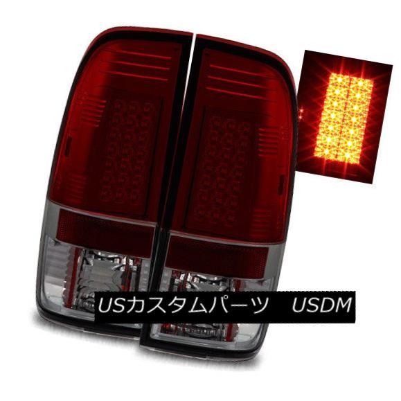テールランプ 99-07 F250 / F350 / F450用 / F550スーパーデューティレッドスモークLEDテールラ その他ライト-自動車