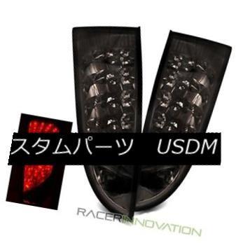 テールライト 00-06フォードフォーカス3/5ドアハッチバックスモークLEDテールライトリアブレーキランプ For 00-06 Ford Focus