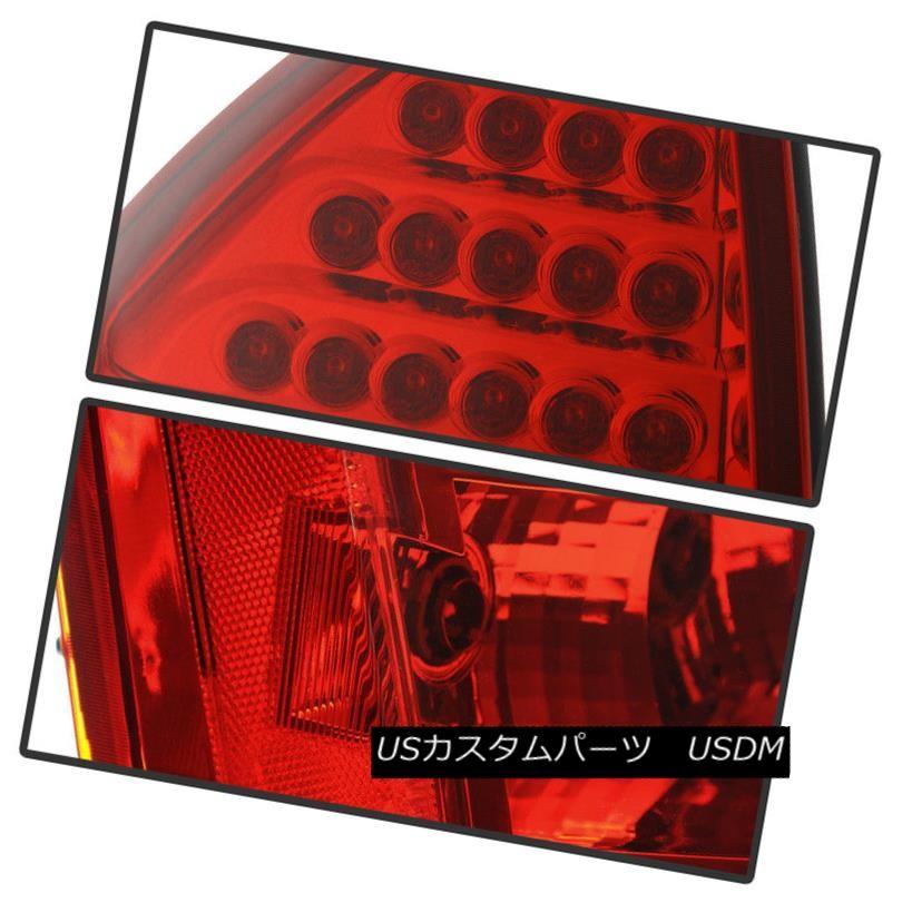 テールライト 05-07クライスラー300C赤クリア左/右LEDテールライトリア