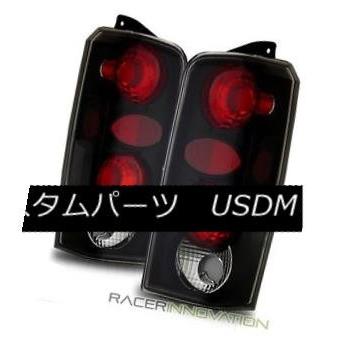 テールライト 97-01ジープチェロキーユーロブラックAltezzaテールライトリアブレーキランプ For 97-01 Jeep Cherokee E