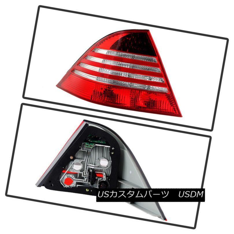 テールライト 00-05用メルセデスベンツW220レッドクリアLH / RH LEDテールライトリアブレーキランプ For 00-05 Mercedeの画像