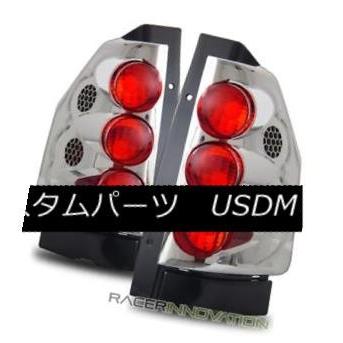 テールランプ 02-07 GMC Envoy 3DシニークロームクリアAltezzaテールライトリアブレーキランプ For 02-07 GMC Env 車、バイク、自転車-その他ライト