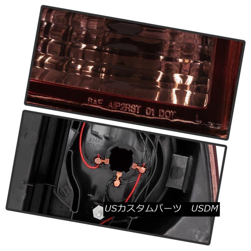 テールライト 03-05用トヨタ4Runnerダークレッド左/右テールライトリアブレーキランプセット For 03-05 Toyota 4Runnerの画像