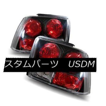 テールライト 99-04 For Ford Mustang Black Left + Right Altezzaテールライトリアブレーキランプ For