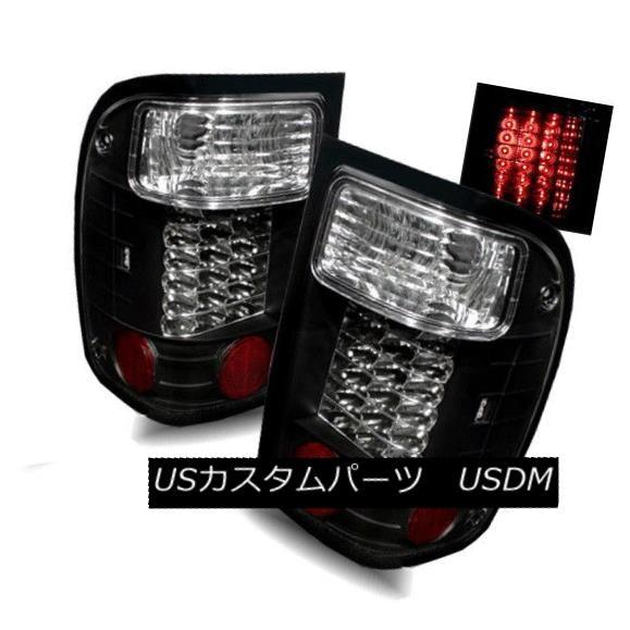 テールランプ 98-01用フォードレンジャーブラックLH / RH LEDテールライトリアブレーキランプ取り替えっこ For 98-01 Ford Range ライト、レンズ-自動車-車、バイク、自転車