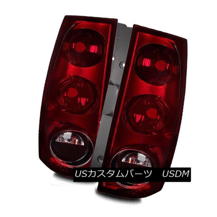 テールライト 07?14ユーコン1500 / 07-13ユーコンXL 2500ダークレッド/クリアテールライトブレーキランプ For 07-14 Yu