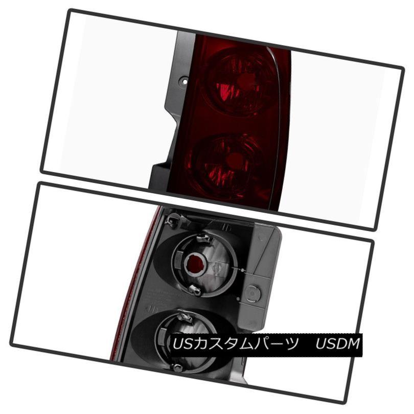 テールライト 07?14ユーコン1500 / 07-13ユーコンXL 2500ダークレッド/クリアテールライトブレーキランプ For 07-14 Yuの画像