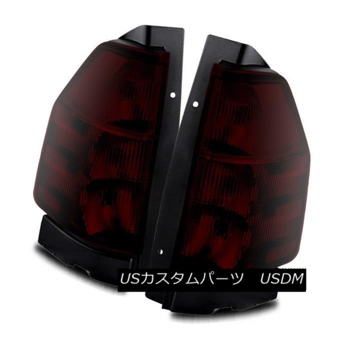テールライト 02-09用GMC Envoy / 02-06 Envoy XLダークレッドLH / RHテールライトリアブレーキランプ For 02-