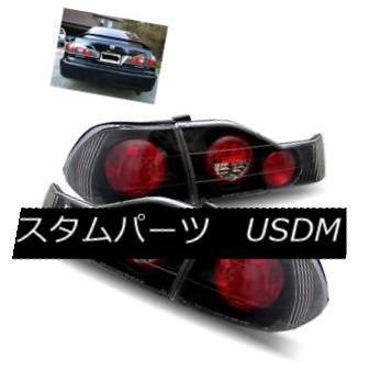 テールライト 98-00ホンダアコード4DRブラック左+右Altezzaテールライトリアブレーキランプ For 98-00 Honda Accord