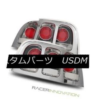テールライト 94-98フォードマスタングクロームクリアAltezzaテールライトリアブレーキランプ For 94-98 Ford Mustang C