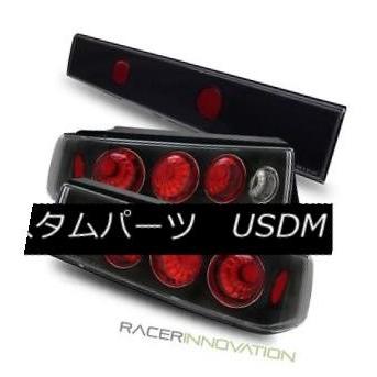 テールライト 88-91ホンダシビック3DRハッチバック3ピース用ブラックアルテッツァテールライトブレーキランプ For 88-91 Honda Ci